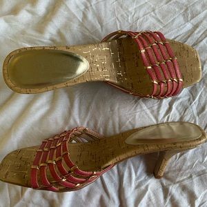 High heels sandals